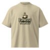 Espresso Yourself Funny oversized high neck t-shirt